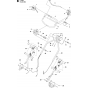 Handle Assembly for Husqvarna LC53 BE Consumer Lawn Mower