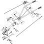 Handlebar Assembly for Loncin LC750 Tiller