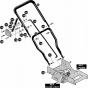 Handle & Controls Assembly for Husqvarna LE309 Wheeled Edger