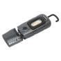 Rechargeable 360Deg. Inspection Lamp 2W COB + 1W LED Carbon Fibre Effect Sealey Part No. LED3601CF