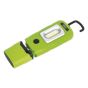 Rechargeable 360Deg. Inspection Lamp 2W COB + 1W LED Green Lithium-Polymer Sealey Part No. LED3601G