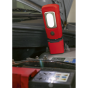 Rechargeable 360Deg. Inspection Lamp 2W COB + 1W LED Red Lithium-Polymer Sealey Part No. LED3601R