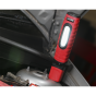 Rechargeable Inspection Light 360° 10W & 3W SMD LED (Red) - Sealey No. LED360PLUSR