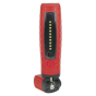 Rechargeable 360Deg. Inspection Lamp 10 SMD LED + 3W LED Red Lithium-ion Sealey Part No. LED360R