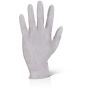 Latex Disposable Gloves Easy pull Beaded Cuff (Boxed 1000) White SML