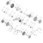 Axle Assembly for Harry Mower