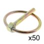 3/16" (5mm) Pin x 32mm ID, Lynch Pin, 50 Pack