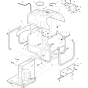 Frame and Cowl Assy for Atlas Copco LP9-20P PAC Power Packs (from s/n BGF002671 to BGF077871)