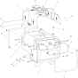 Frame and Cowl Assy for Atlas Copco LP9-20P PAC Power Packs (from s/n BGF077872 onwards)