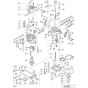 Main Assembly for Hikoki M12SA2 Router