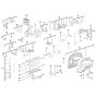 Milwaukee M18BJS Jigsaw Assembly