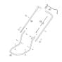 Handle-1 for Viking MB 2.2 RC Petrol Lawn Mowers