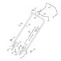 Handle for Viking MB 248.2 T Petrol Lawn Mowers