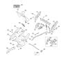 Frame, Height Adjustment for Viking MB 650.0 VM Petrol Lawn Mowers