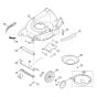 Housing, Front Axle for Viking MB 650.0 VR Petrol Lawn Mowers