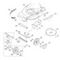 Housing, Front Axle for Viking MB 655.0 OS Petrol Lawn Mowers