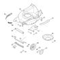 Housing, Front Axle for Viking MB 655.1 VR Petrol Lawn Mowers