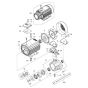 Motor Pump for Nilfisk MC 5M