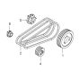 Pulley Assembly for Nilfisk
