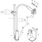 Mechanical Water Pump Assembly for Altrad Belle Ambassador Bench Saw