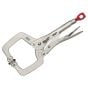 TORQUE LOCK Locking C Clamp with Swivel Pads 280mm (11in) - 480mm (18in)