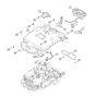 Housing Upper Part Assembly for Stihl/ Viking MI 632.1 Robotic Mowers