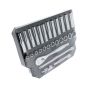 1/4in Drive Ratcheting Socket Set Metric, 28 Piece