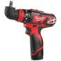 M12BDDXKIT-202C Removeable Chuck Drill Driver 12 Volt 2 x 2.0Ah Li-Ion by Milwaukee - 4933447773