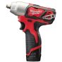 M12 BIW38-202C Compact 3/8in Impact Wrench 12 Volt 2 x 2.0Ah Li-Ion by Milwaukee - 4933443899