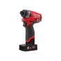 Milwaukee M12 FID-602X Fuel Compact 1/4in Impact Driver 12V 2 x 6.0Ah Li-ion