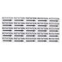 Self Adhesive Label - Rotation Right (Pack of 50)