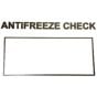 Self Adhesive Sticker - Anti-Freeze Check (50pk)