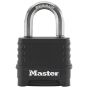 Excell 4-Digit Black Finish Combination 50mm Padlock by Master Lock - M178EURD