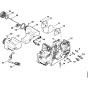 Motor Housing for Stihl MS180