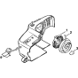 Rewind starter 32.88, 35.85, 17.82 Assembly for Stihl 010 011 Gasoline Chainsaws