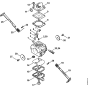 Carburetor C1Q-S57, C1Q-S57 Assembly for Stihl 018 Gasoline Chainsaws