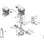Cylinder Assembly for Stihl 018 Gasoline Chainsaws
