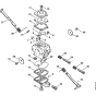Carburetor C1Q-S16 020 T 17.1999 Assembly for Stihl 020 020T Gasoline Chainsaws