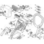 Handle housing Assembly for Stihl 029 039 Gasoline Chainsaws