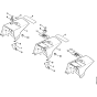 Shroud Assembly for Stihl 036 Gasoline Chainsaws