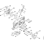 Oil pump, Clutch Assembly for Stihl 041G Gasoline Chainsaws