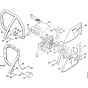 Chain sprocket cover, Handlebar Assembly for Stihl 048 Gasoline Chainsaws