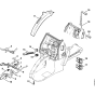 Throttle control Assembly for Stihl 066 Gasoline Chainsaws