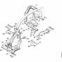 Handle AV, X 13 281 004 35.84 Assembly for Stihl 070 Gasoline Chainsaws