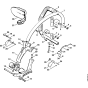 AV-Handle, X 13 281 004 35.84 Assembly for Stihl 090 090G Gasoline Chainsaws