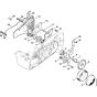 Gear head 090 G Assembly for Stihl 090 090G Gasoline Chainsaws