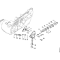 Oil pump Assembly for Stihl 090 090G Gasoline Chainsaws