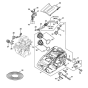 Motor housing for Stihl MS 151 Chainsaw