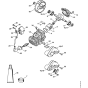 Cylinder with piston & Ignition system Assembly for Stihl MS193C Chainsaws