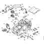 Motor housing Assembly for Stihl MS193C Chainsaws